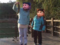 一家三口玩白象湾基地