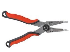 贝克力  6英寸带皮套弯嘴强力钳